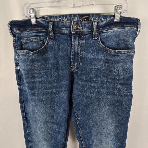 Buffalo David Bitton Jeans Men's 32** Blue Medium Fade Max-X Skinny Stretch - Picture 2 of 16